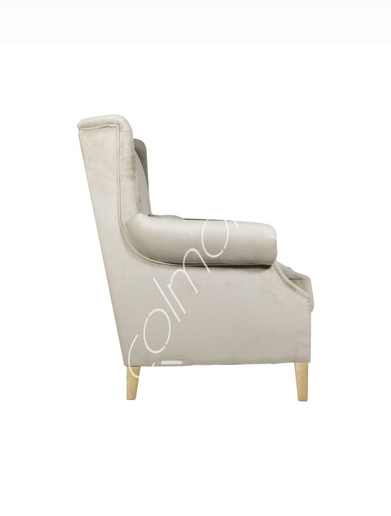 Armchair Jan natvelvet 108x93x109