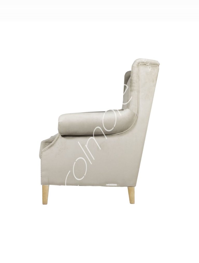 Armchair Jan natvelvet 108x93x109