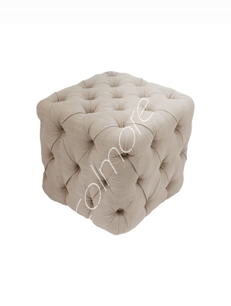 Ottoman Sophie natural gloss 50x50x50