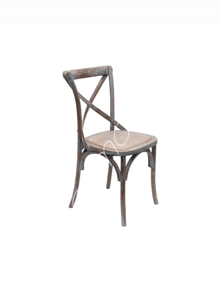 D.chair Ralph ash grey wash w/grey wood back 49x56x88