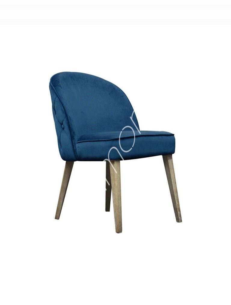 Dining chair Jens blue velvet 49x65x80