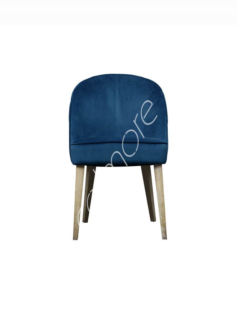 Dining chair Jens blue velvet 49x65x80