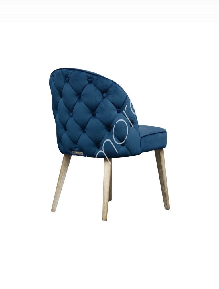 Dining chair Jens blue velvet 49x65x80
