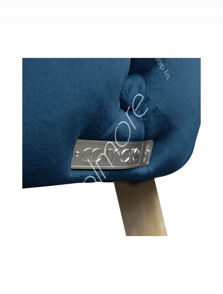 Dining chair Jens blue velvet 49x65x80