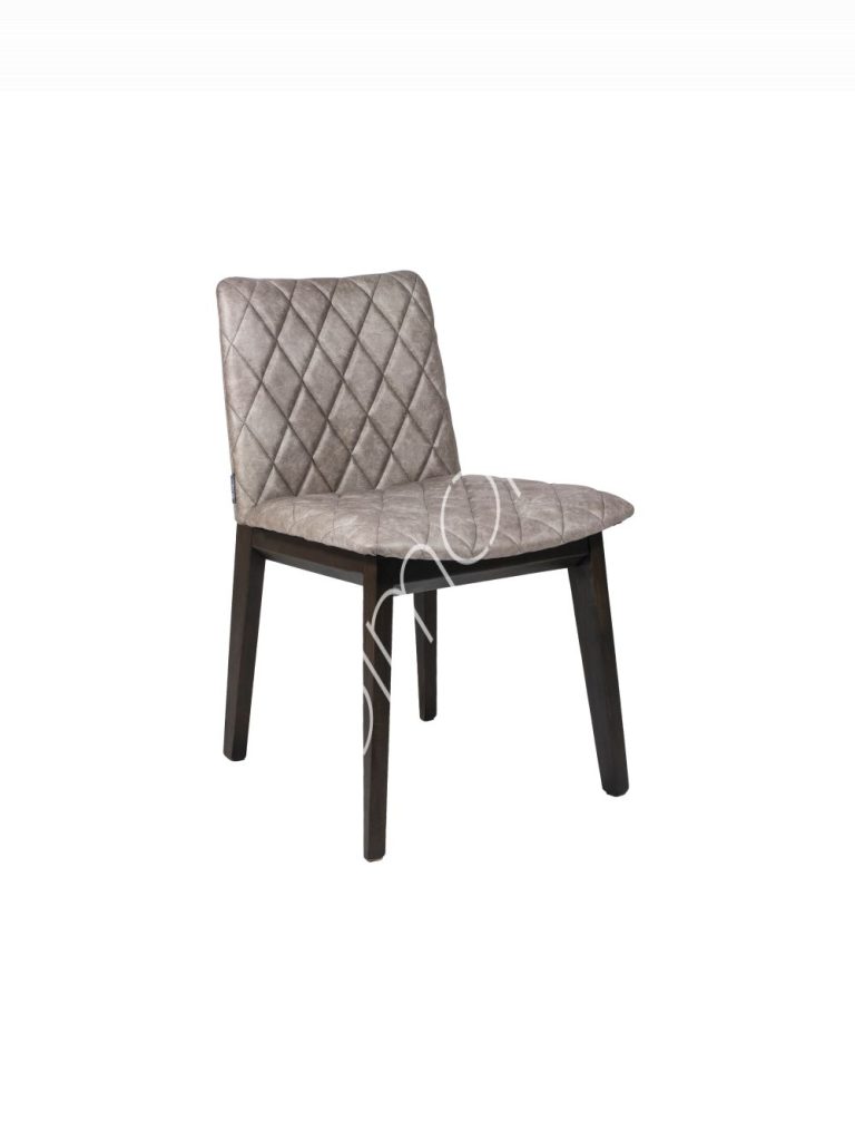 Dining chair Isabel grey PU 48x57x80