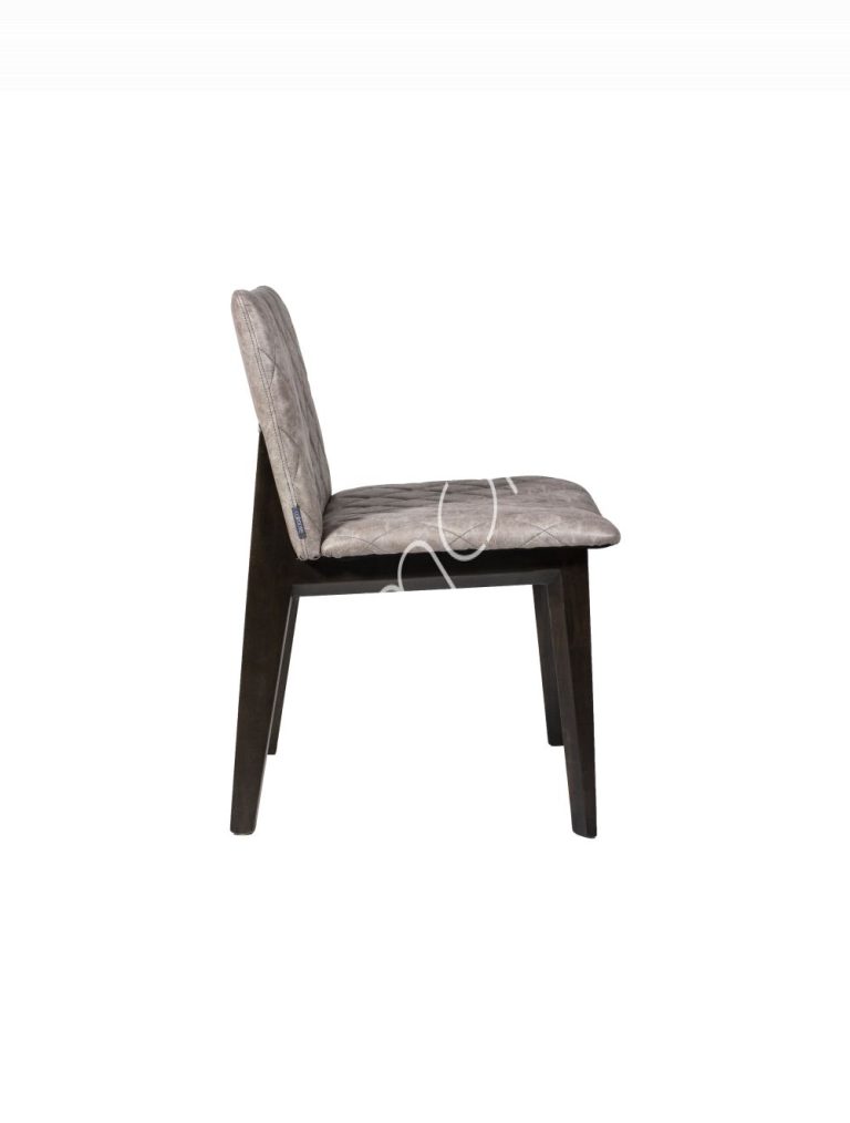 Dining chair Isabel grey PU 48x57x80