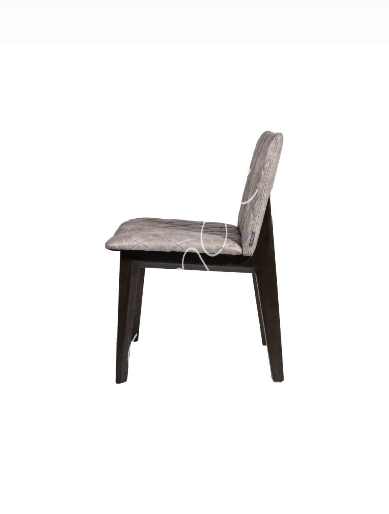 Dining chair Isabel grey PU 48x57x80