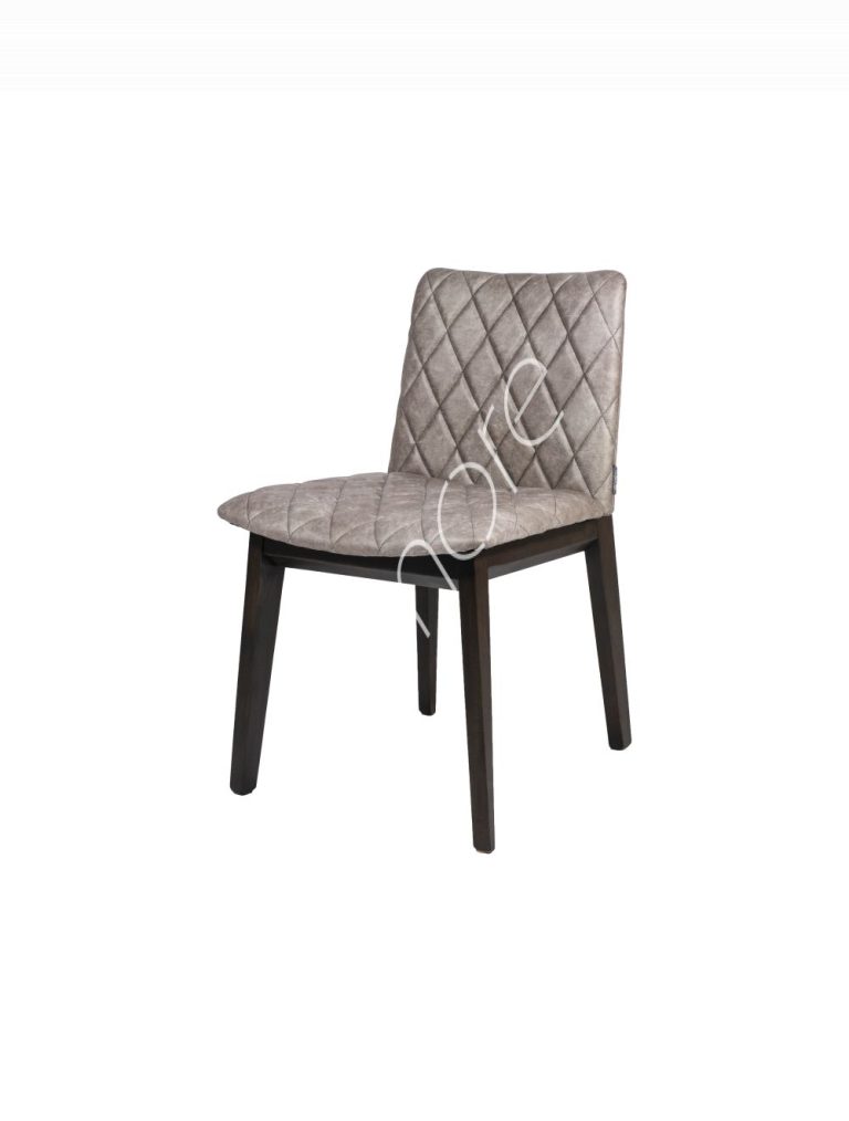 Dining chair Isabel grey PU 48x57x80