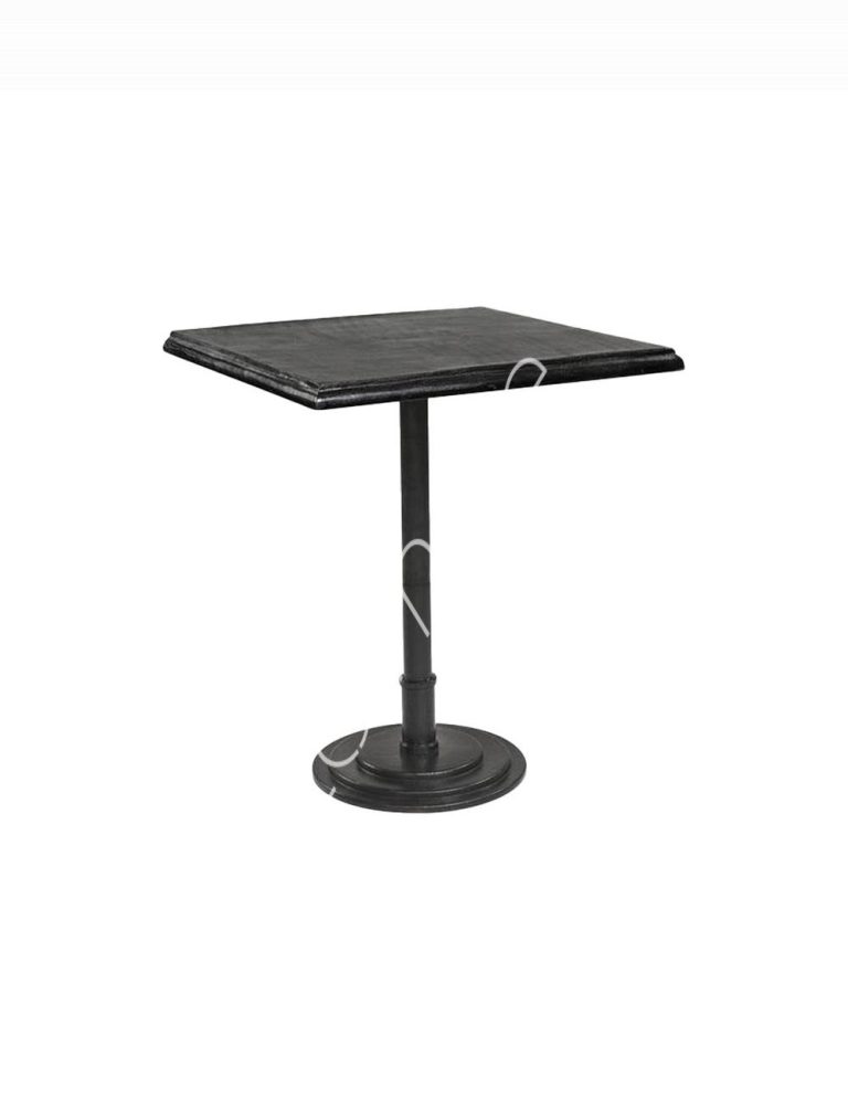 Bistro table black ALU/ZINC 70x70x76