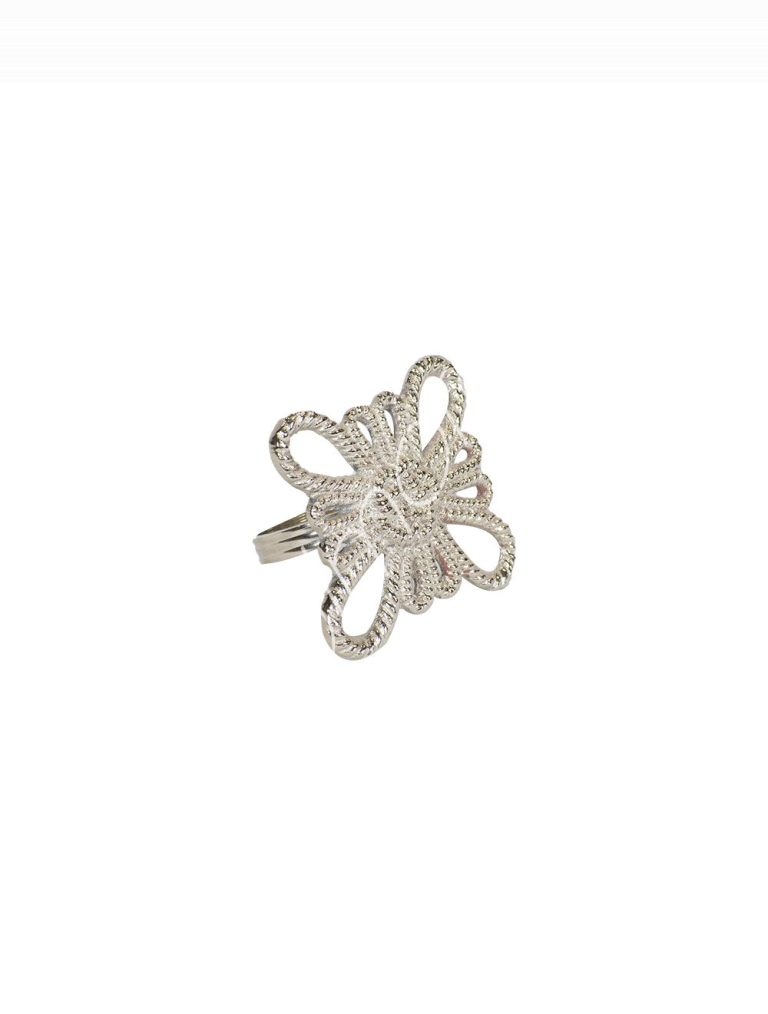 Napkin ring S/4 BR/NI 5x5x4