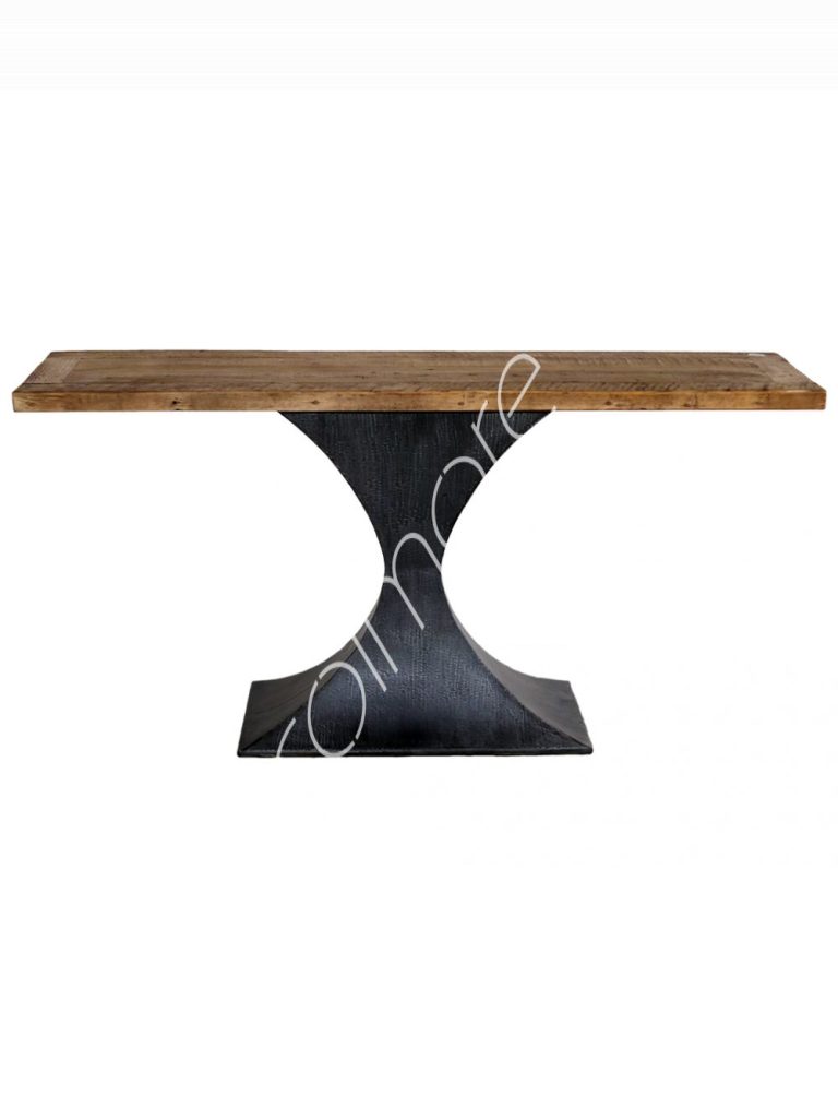 Console table recl. pine IR 152x38x76