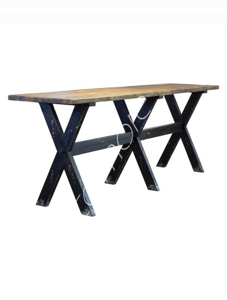 Console table boat wood 300x70x105