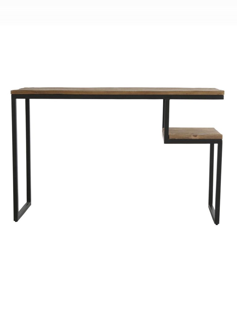 Desk recl.pine IR 120x45x76