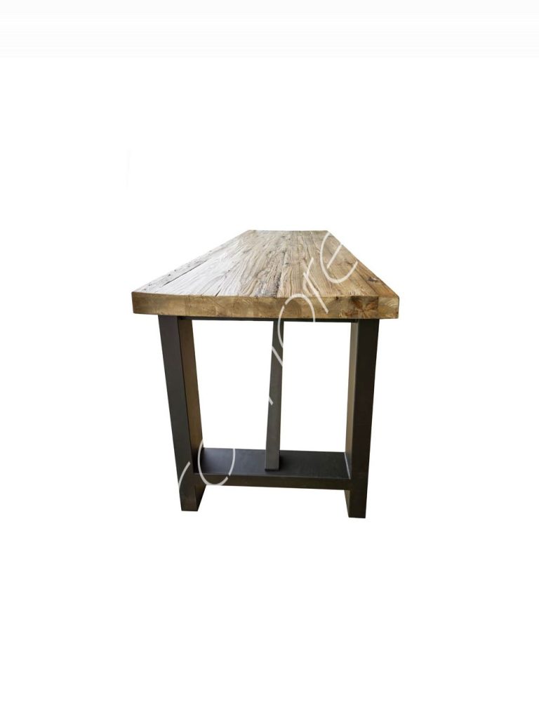 Bar table recycled pine 210x70x100