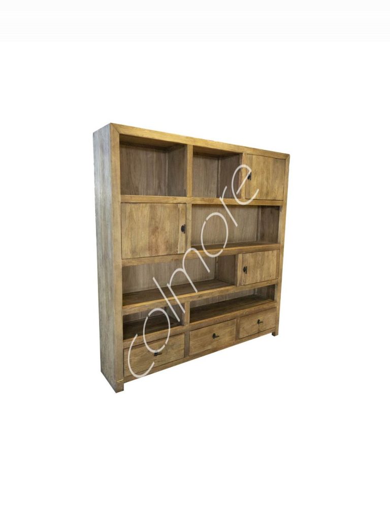 Shelves recl. elm 180x35x186