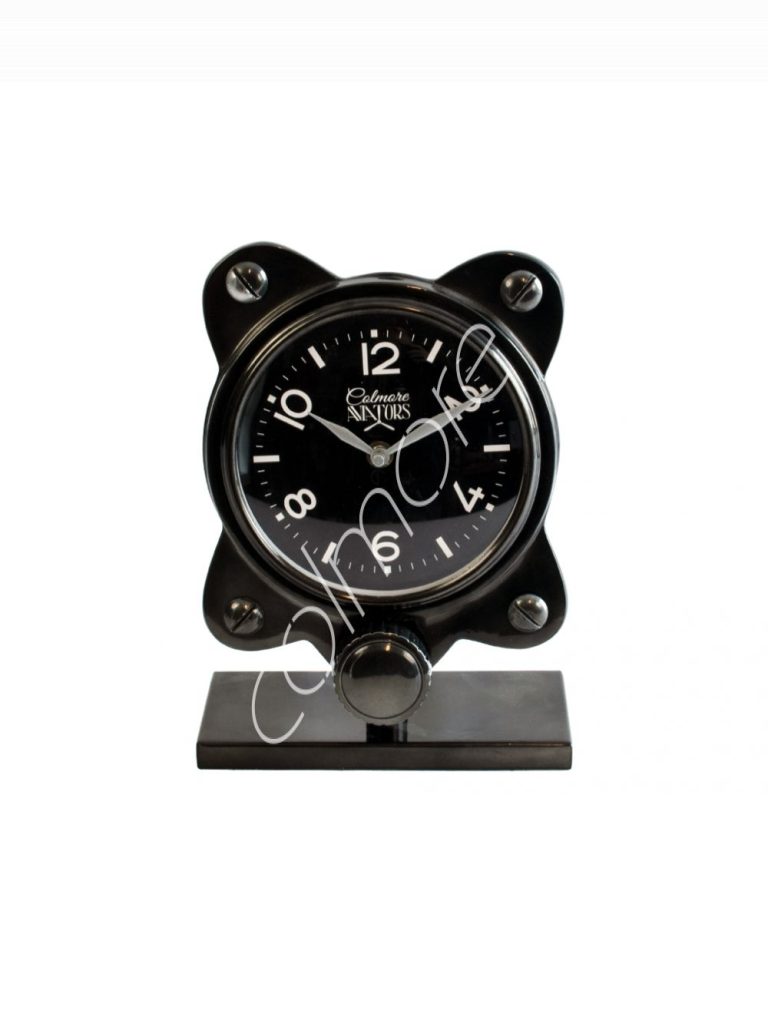 Table clock black