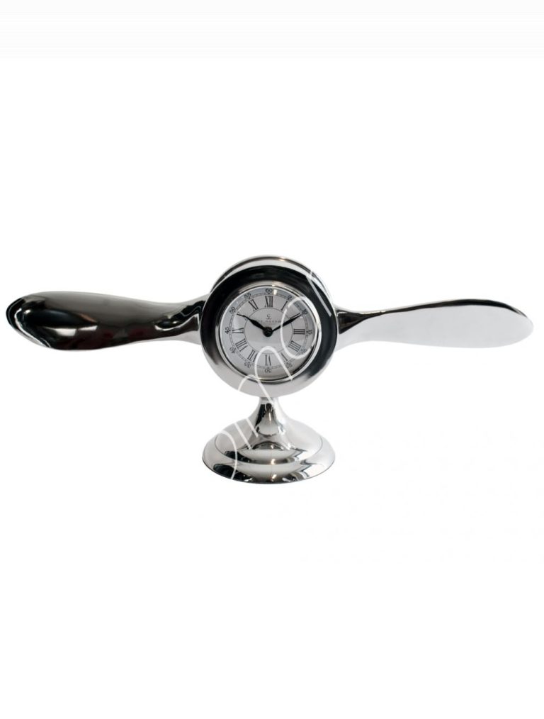 Table clock ALU ss/NI 58cm