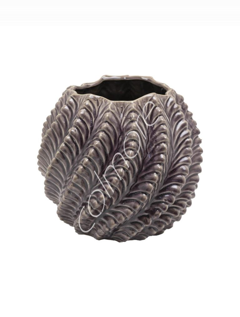 Vase brown ceramic 28x28x26