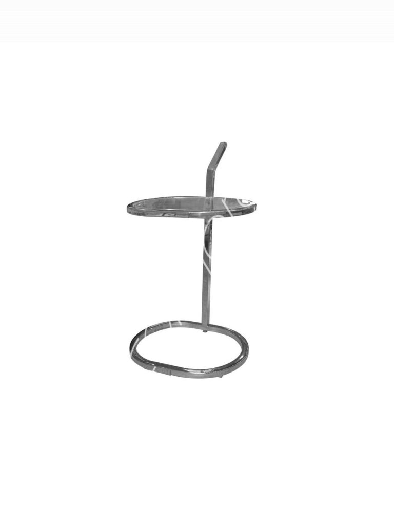 Side table glass ss/NI 35x27x69