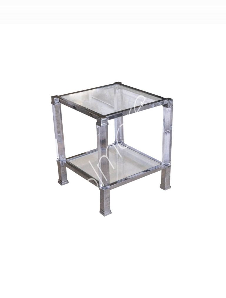 Side table glass acrylic ssNI 50x50x50