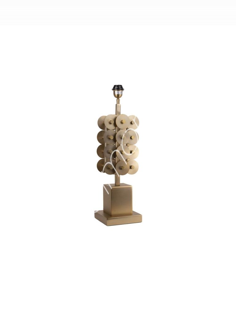 Table lamp ss/GO 17x17x60