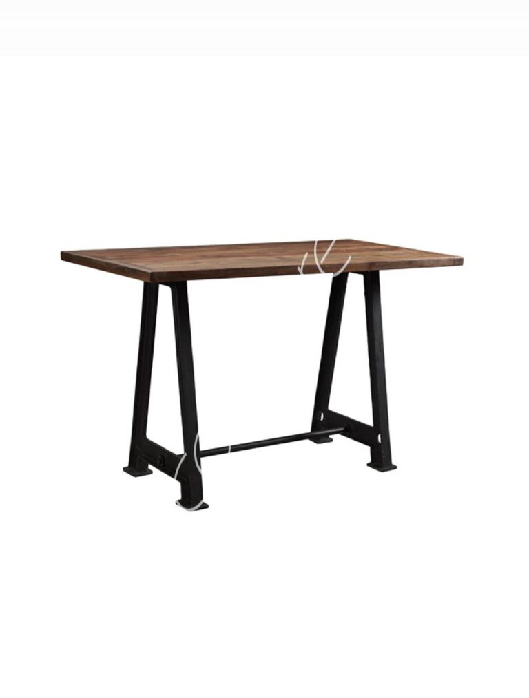 Bar table Rhodos sleeper wood 120x70x100