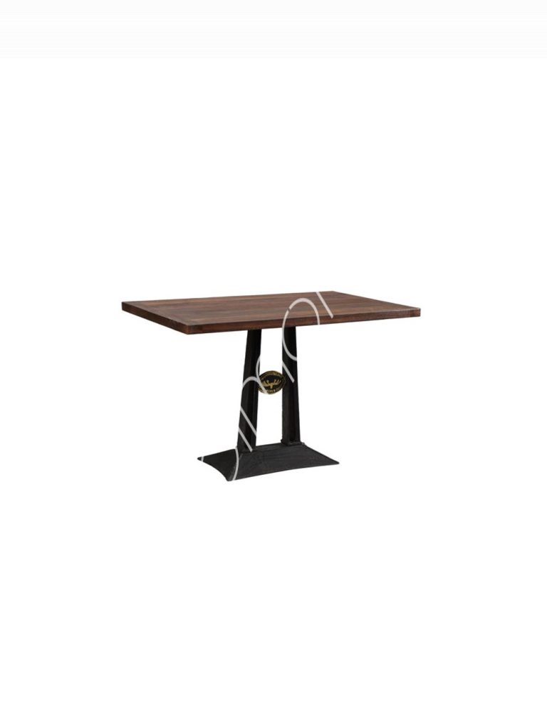 Bistro table Samos sleeper wood 140x80x76