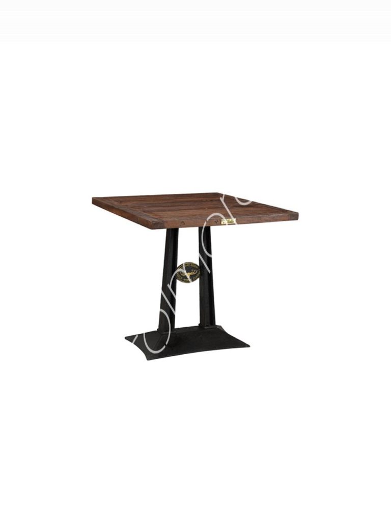 Bistro table Samos sleeper wood 80x80x76