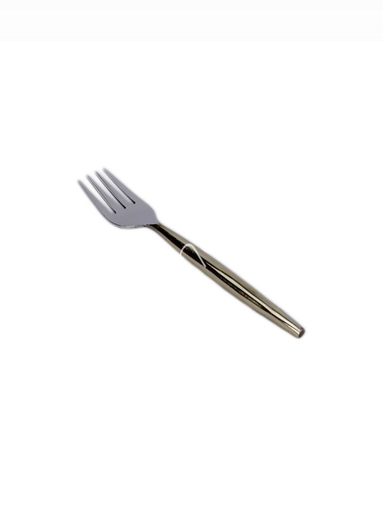 Cake fork gold ss 17x2x1