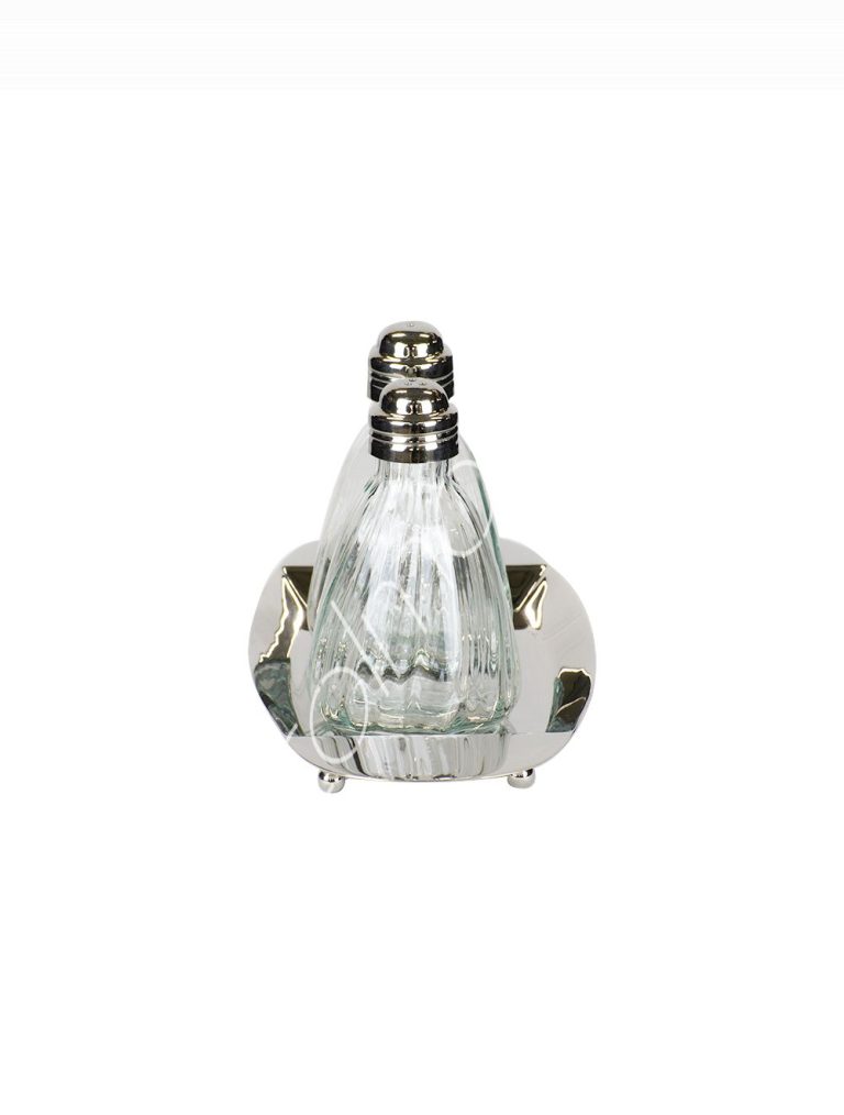Salt & pepper w/tray BR/NI 20x9x12