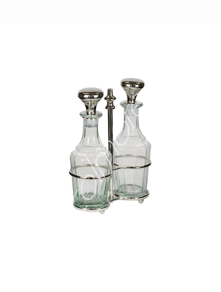 Oil & vinegar set wstand BRNI18x8x28