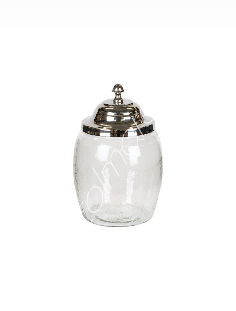 Jar w/lid IR/NI 18x18x28