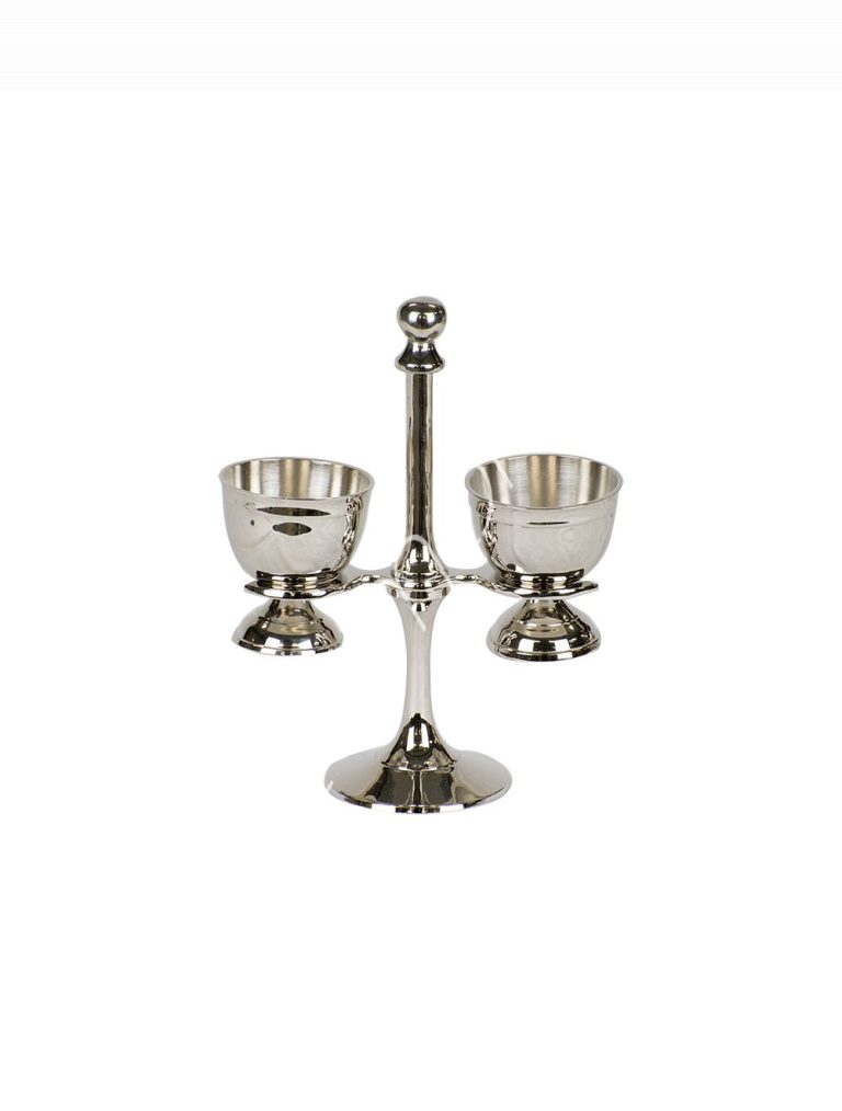 Two egg holder wstand ALUNI 13x13x18