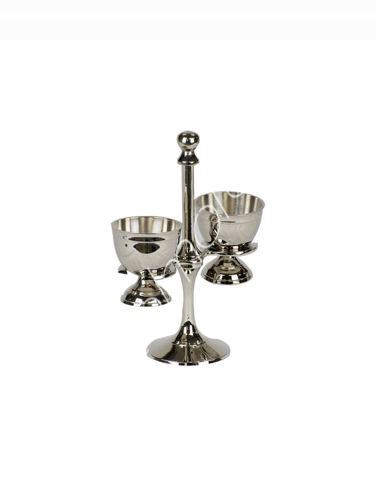 Two egg holder wstand ALUNI 13x13x18