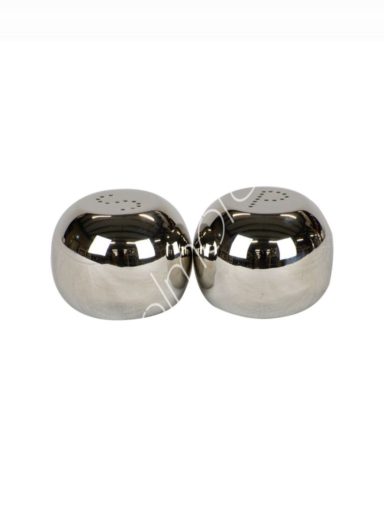Salt & pepper set ss/NI 11x5x4