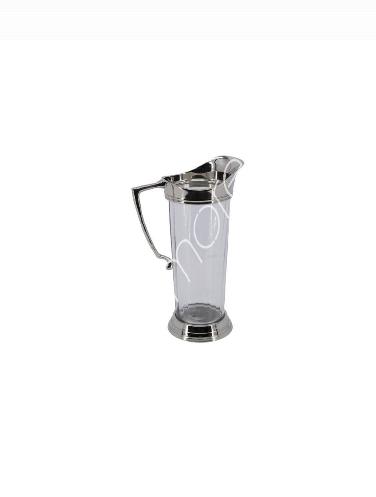 Jug w/ribbed glass NI 18x11x27