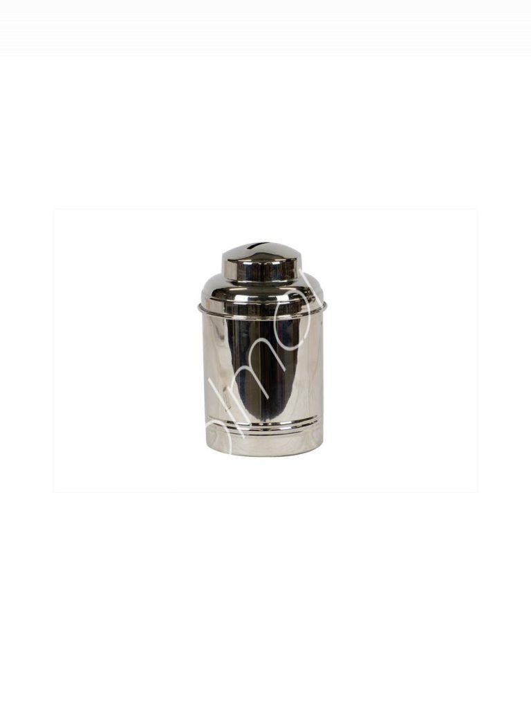 Cannister large nickel 10x10x17