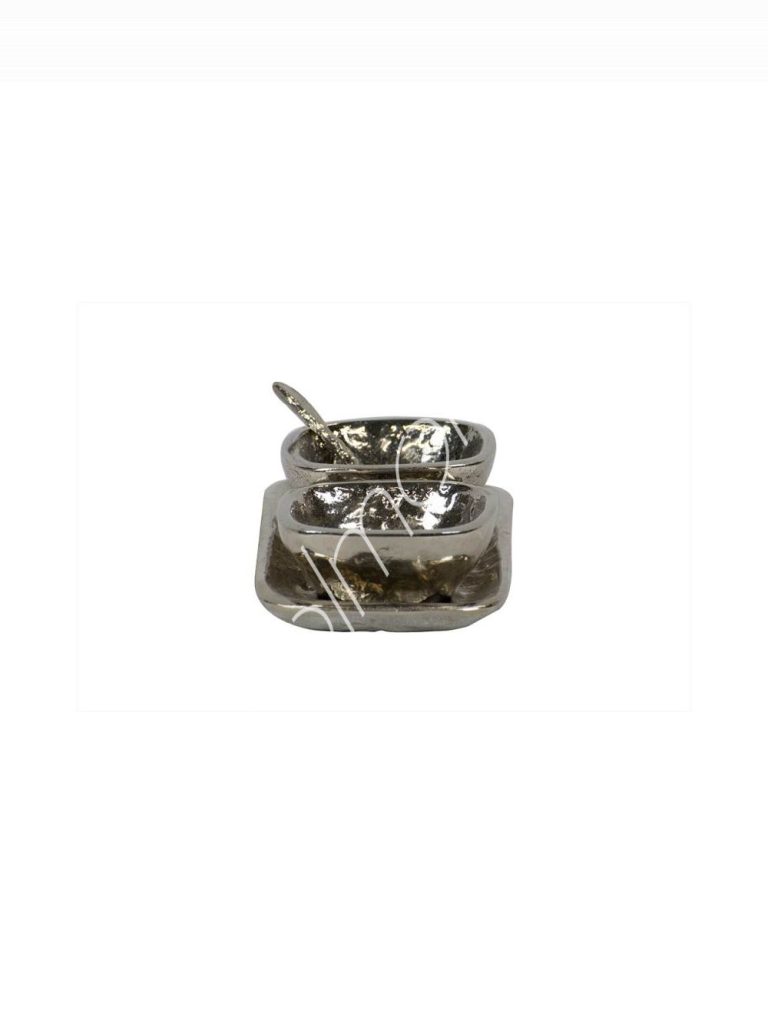 Tray two bowls crushed ALUNI 13x7x3