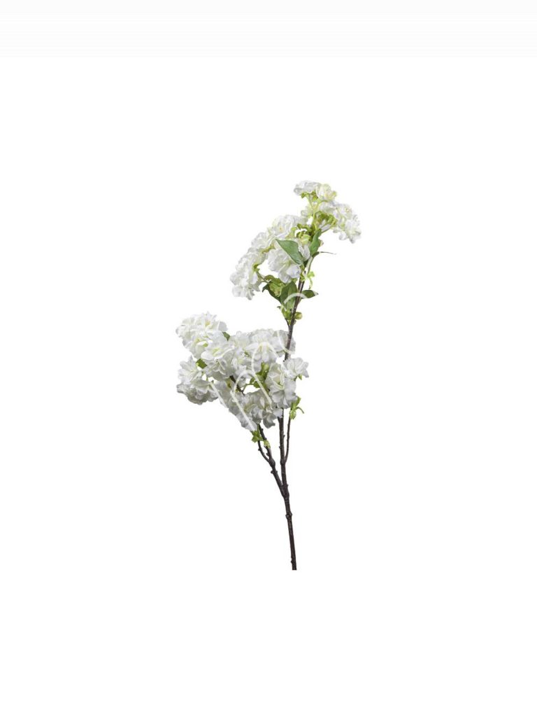 Flower cherry blossom white 81cm