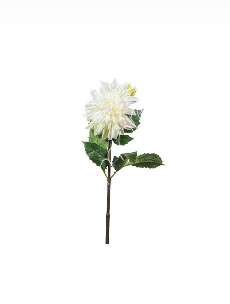 Flower dahlia white 84cm