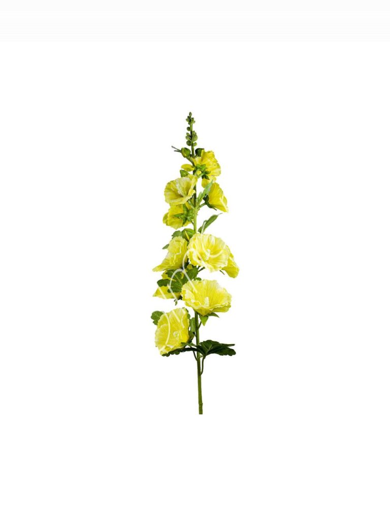 Flower hollyhock yelow 91cm