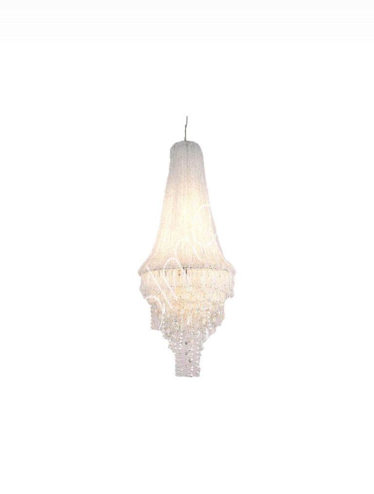 Chandelier IR clear glass 55x55x132