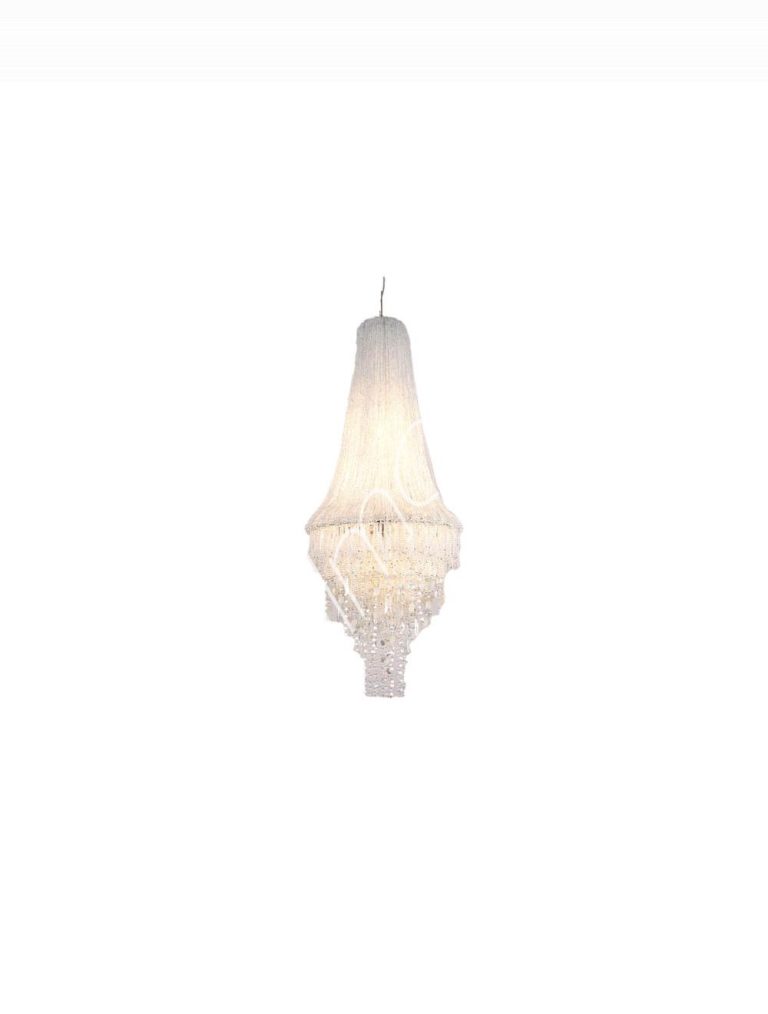 Chandelier IR clear glass 48x48x116