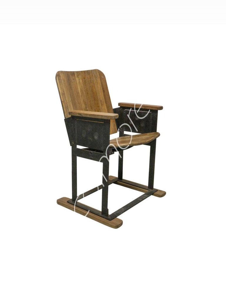 Cinema chair one seat wood 50x50x78