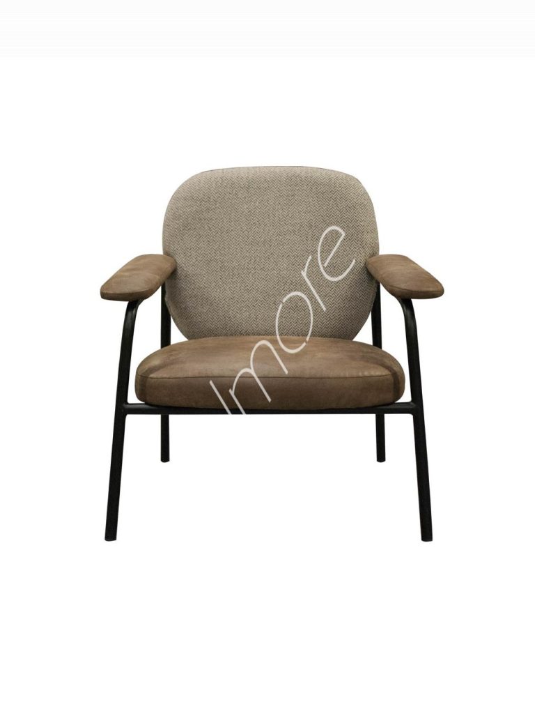 Armchair Yannick brown 2-colored 74x71x79
