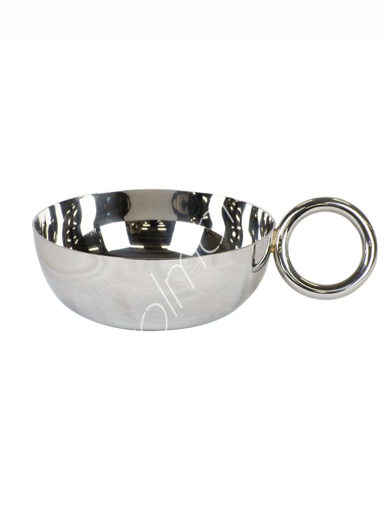 Bowl w/ring ss/POL 20x15x6
