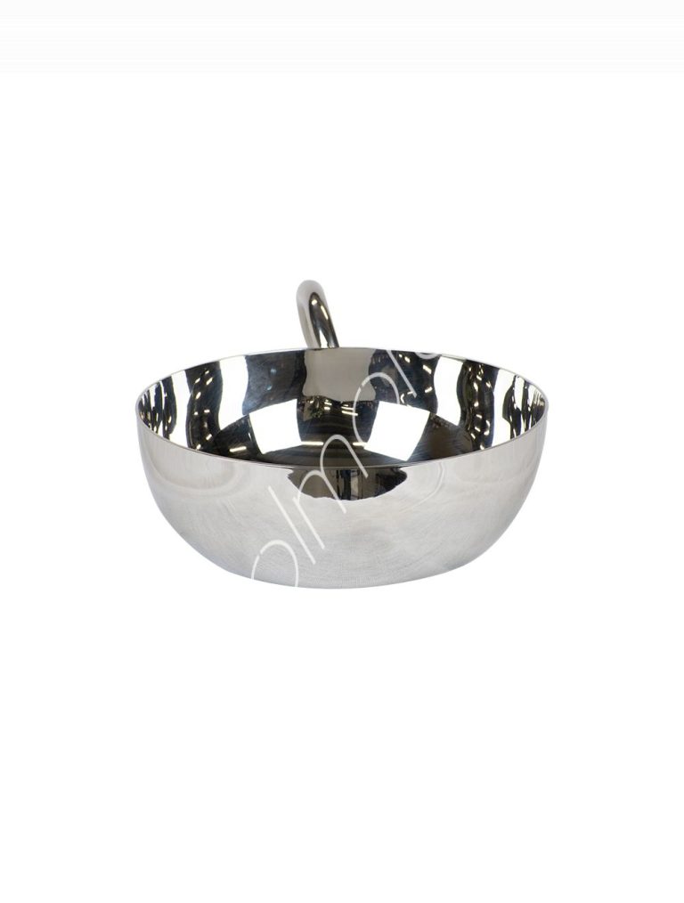Bowl w/ring ss/POL 20x15x6