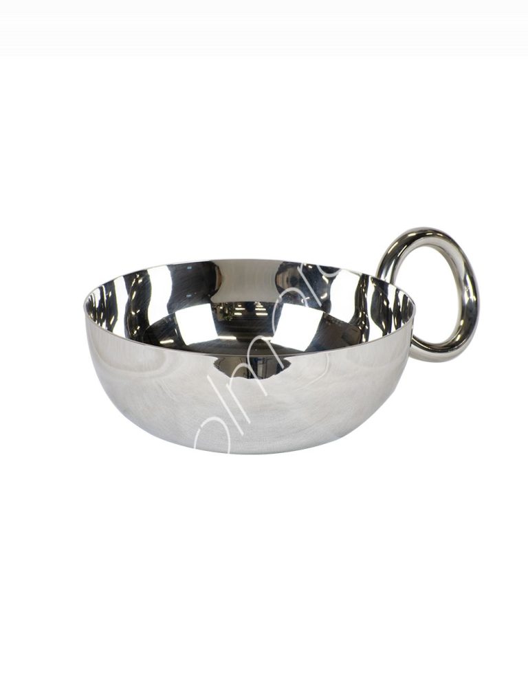 Bowl w/ring ss/POL 20x15x6