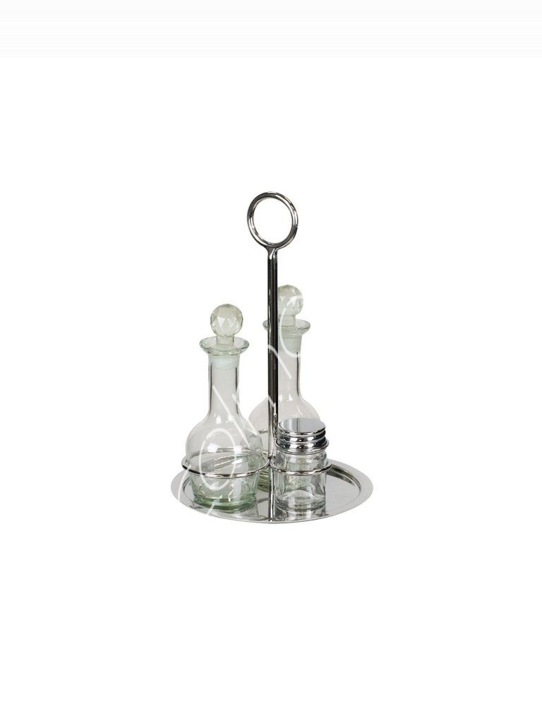 Oil & vinegar set ss/POL 18x18x25