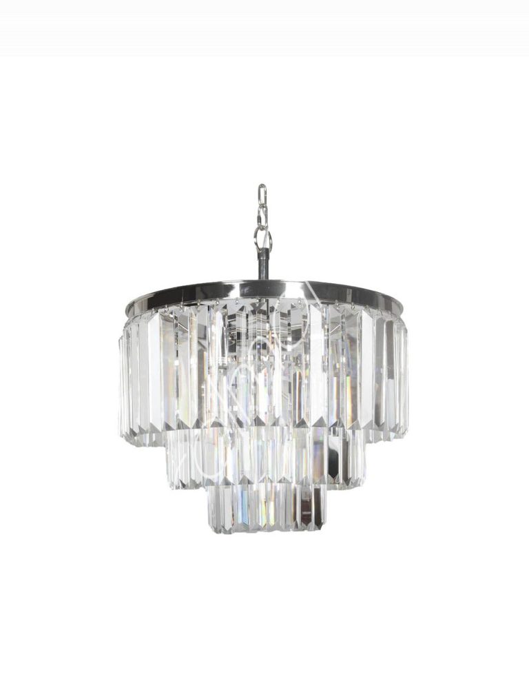Chandelier IRNI clear glass 50x50x50